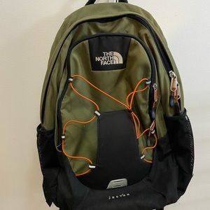 North face jester backpack green